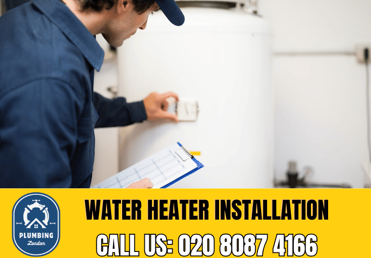 water heater installation Soho
